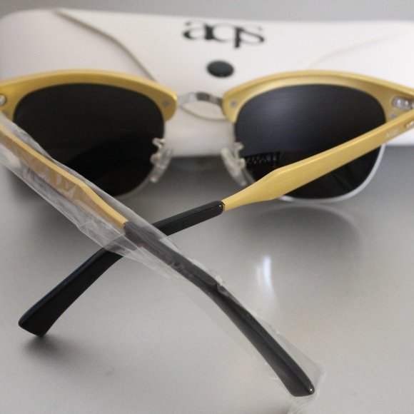 AQS MILO 49MM CLUBMASTER SUNGLASSES main image 4